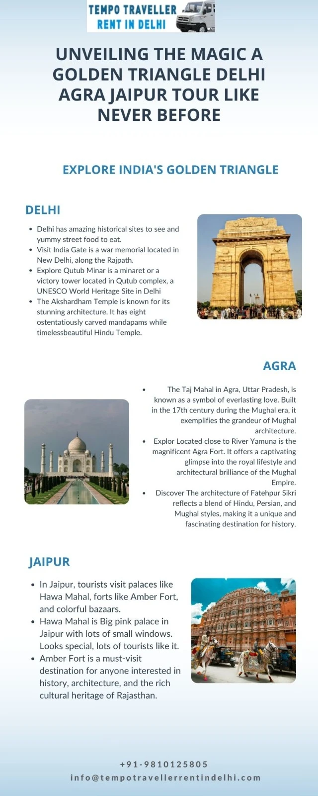 Discover the magic of a golden tringle Delhi Jaipur Agra tour like never before