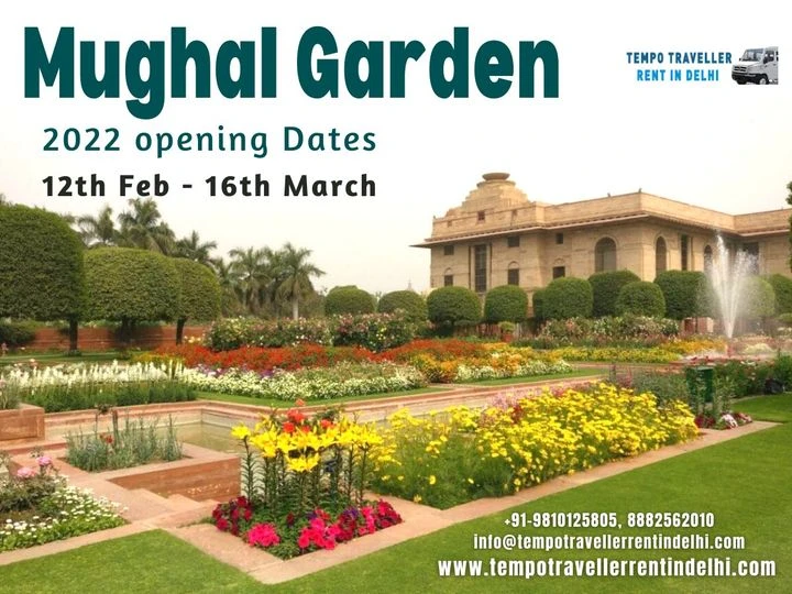 MUGHAL GARDENS IN DELHI