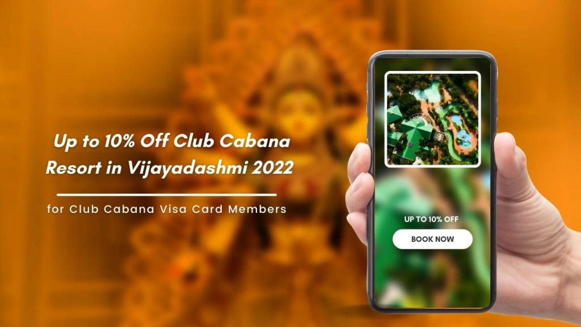 Up to 10% off Club Cabana Resort in Vijayadashami 2022