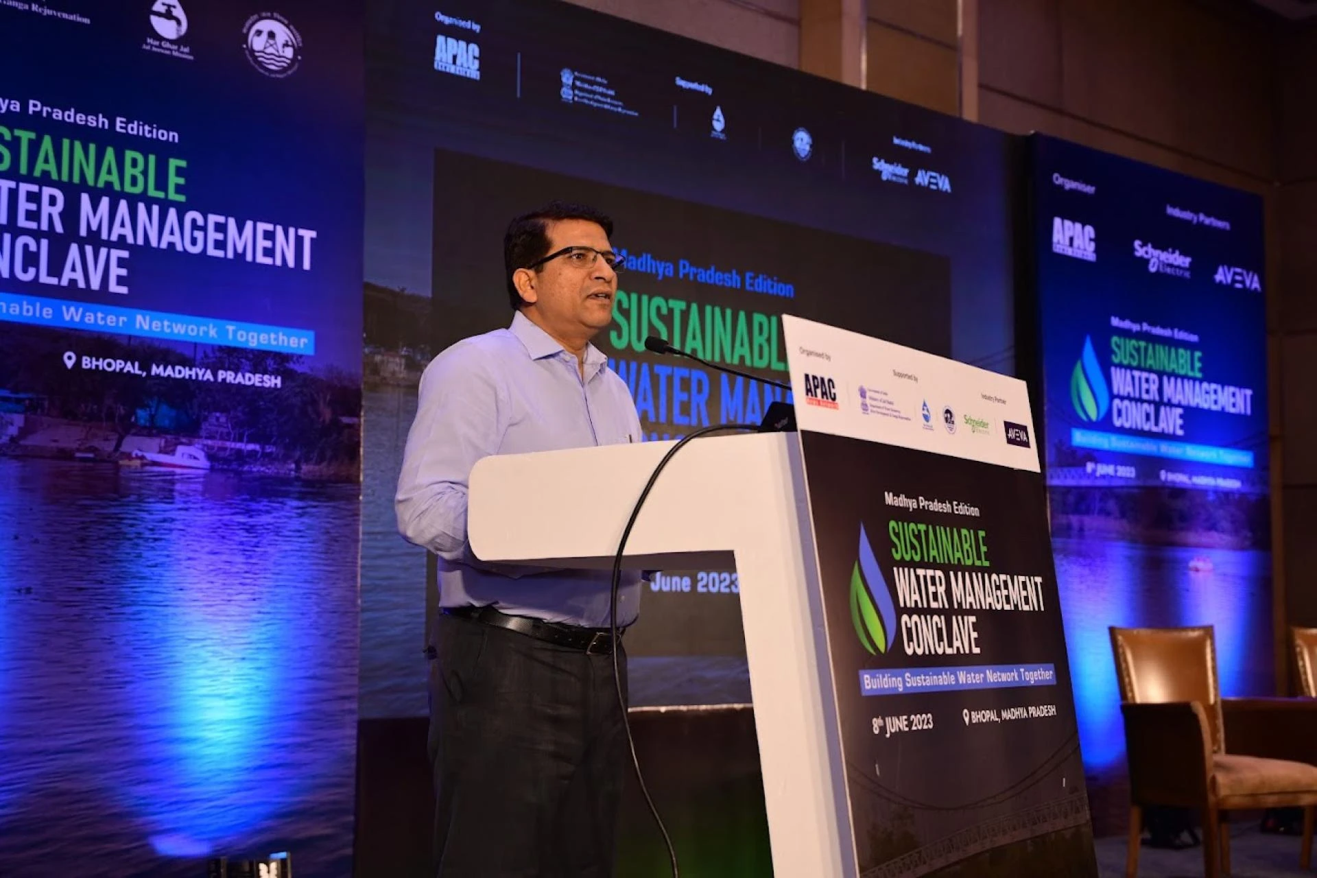 IAS Sanjay Shukla, Principal Secy PHE &amp; MD, MP Jal Nigam, encourages sustainable water management through community engagement