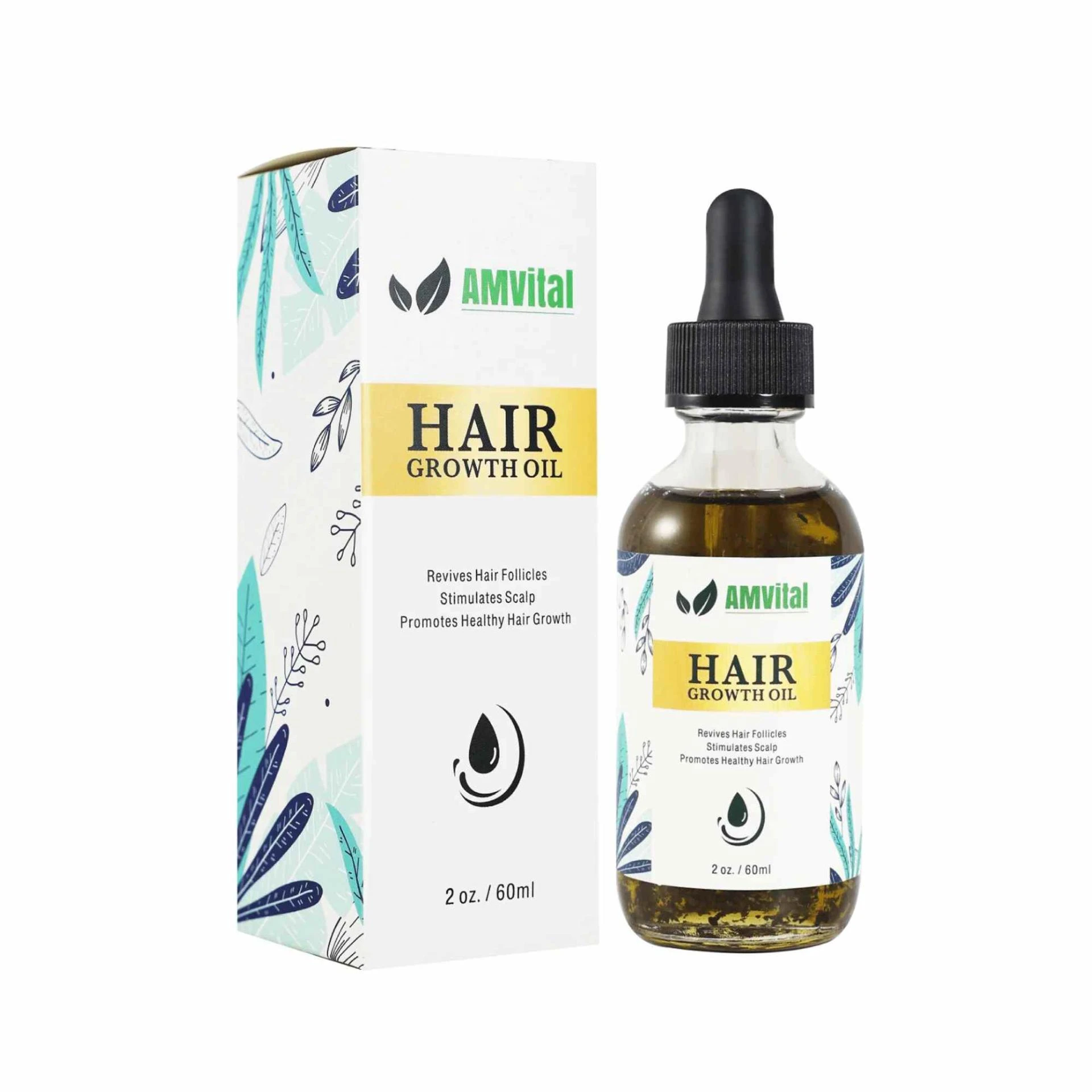 Revitalize Your Hair Naturally: AMVital's Hair Growth Oil Serum