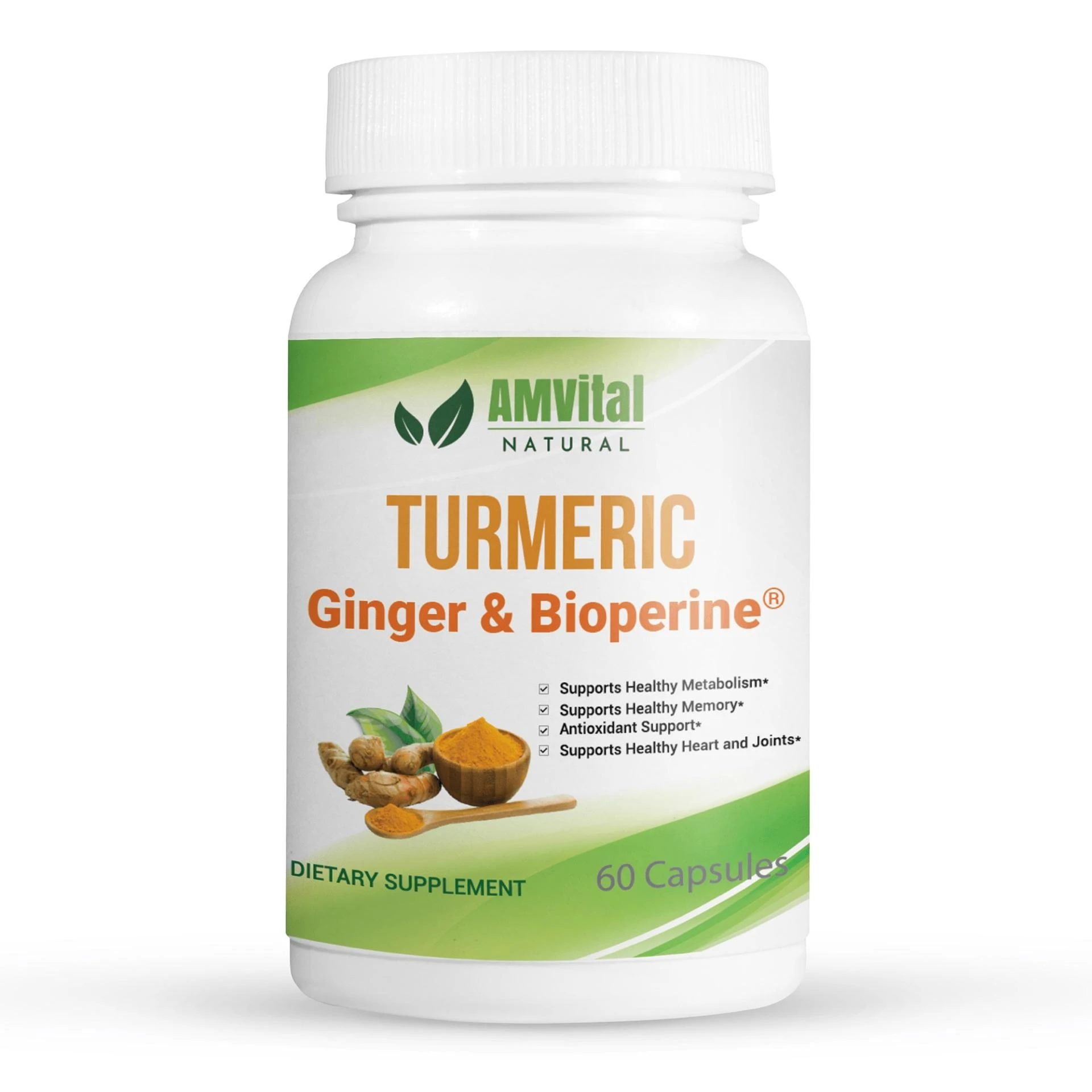 AMVital's Turmeric Curcumin Capsules: Your Gateway to Enhanced Wellness and Vitality