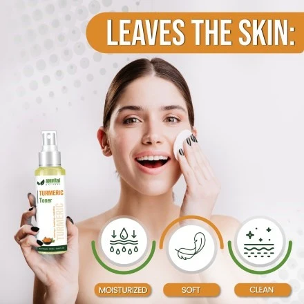 Unlock Radiant Skin: Calming, Soothing &amp; Hydrating Turmeric Toner by AMVital!