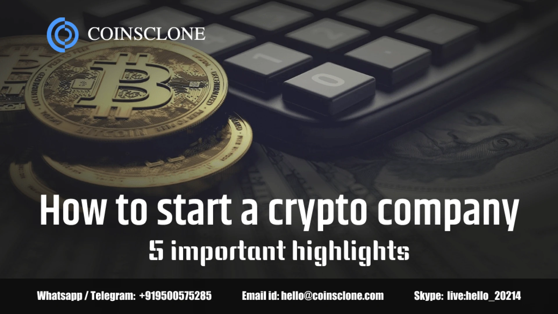 How to start a crypto company - 5 important highlights