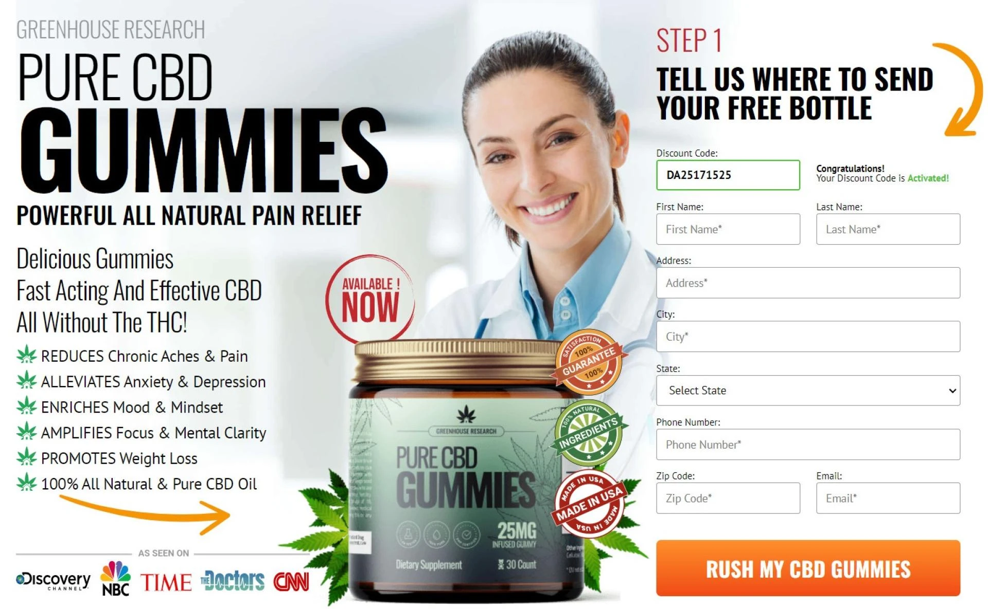 Greenhouse Pure CBD Gummies USA Reviews [2022] &amp; Benefits