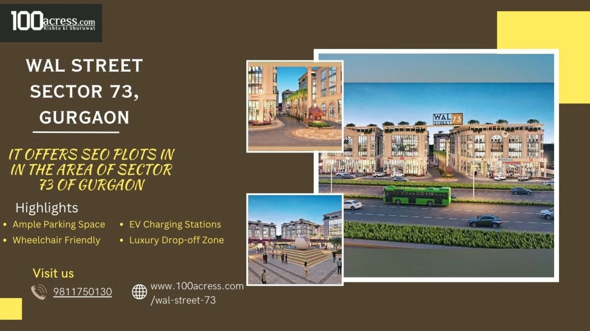 Wal Street 73 Gurgaon Offers SCO Plots