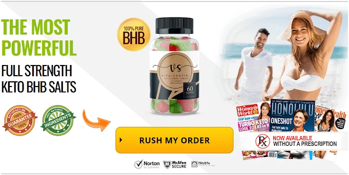 Vita Sential Apple Cider Vinegar Gummies - Control Your Appetite &amp; Burn Stubborn Fat!