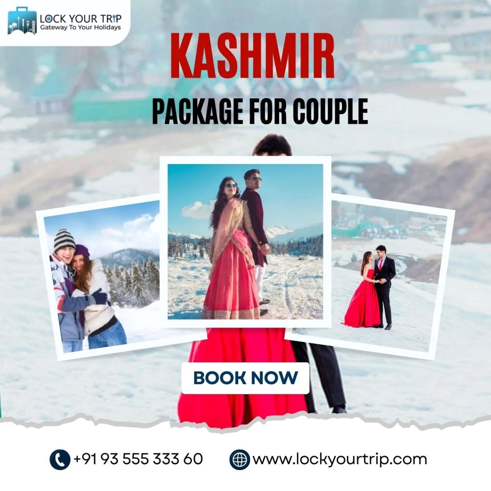 Kashmir Tour Package for Couple: A Romantic Escape with Lock Your Trip