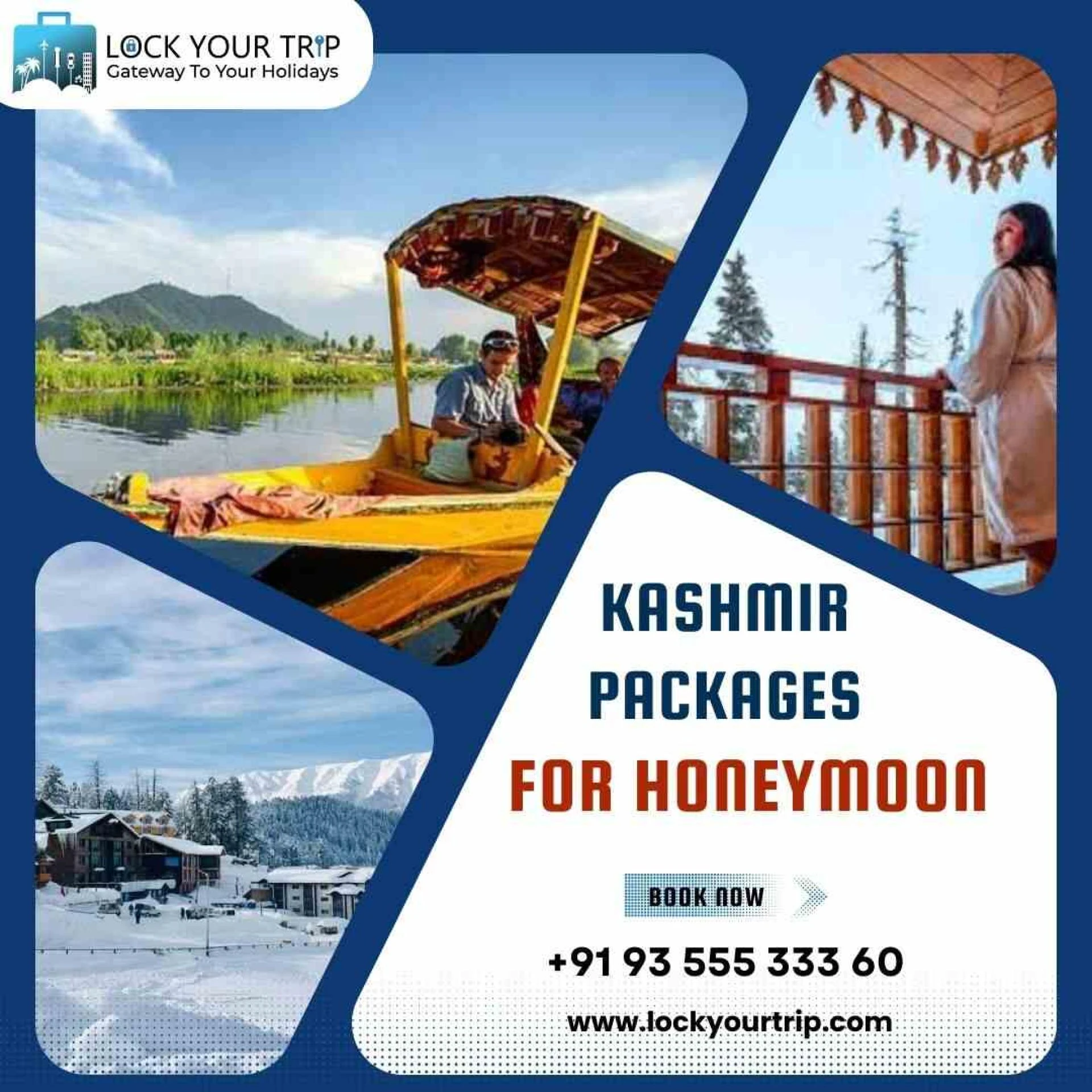 Description of Unveiling Romance: Kashmir Package for Honeymoon