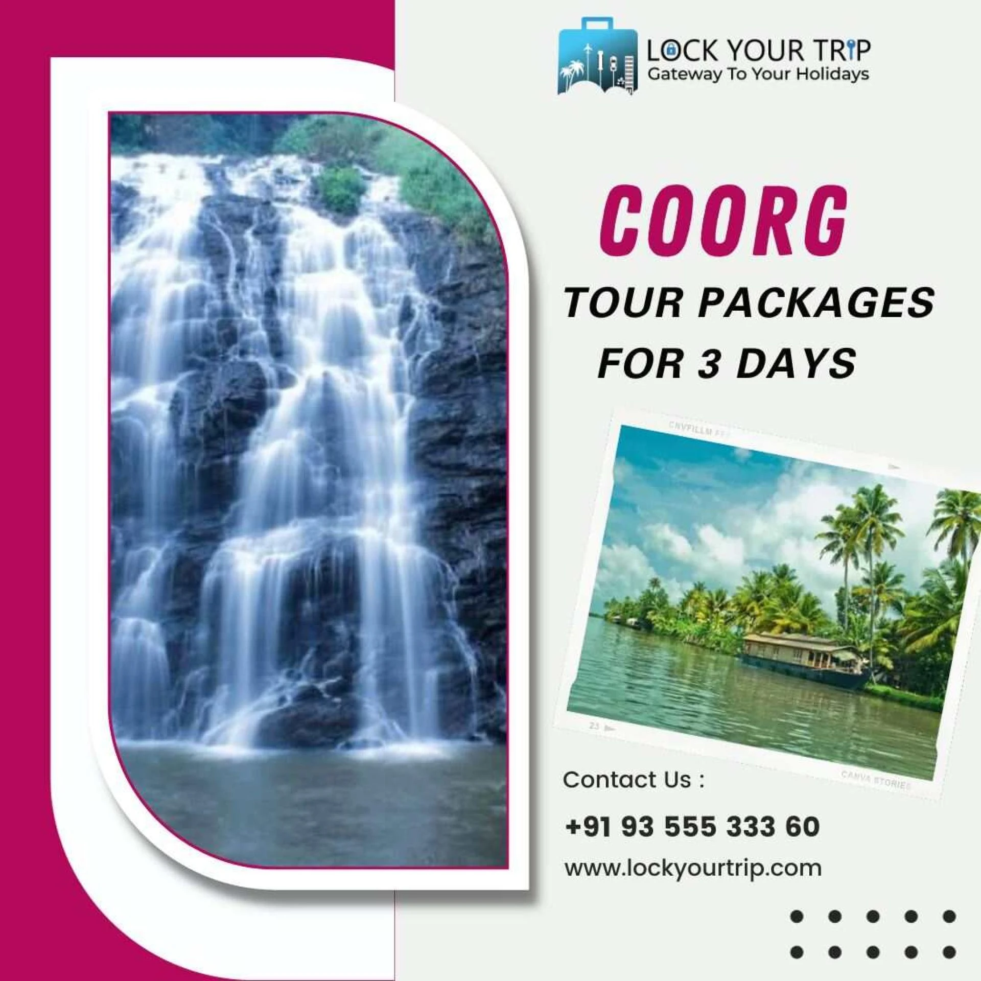 Coorg Tour Packages for 3 Days: A Memorable Getaway