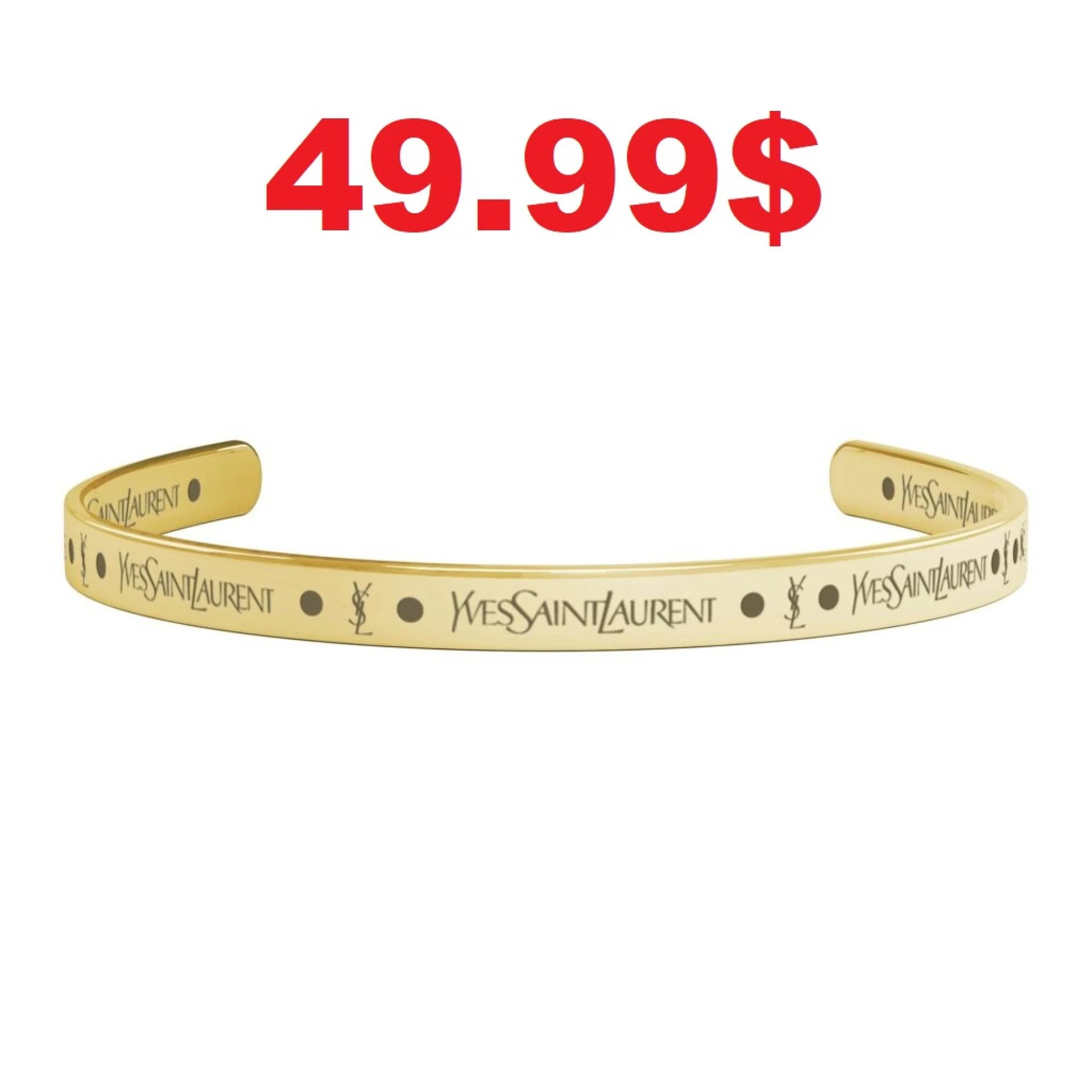 The Allure of the YSL Cuff Bracelet: A Timeless Statement Piece