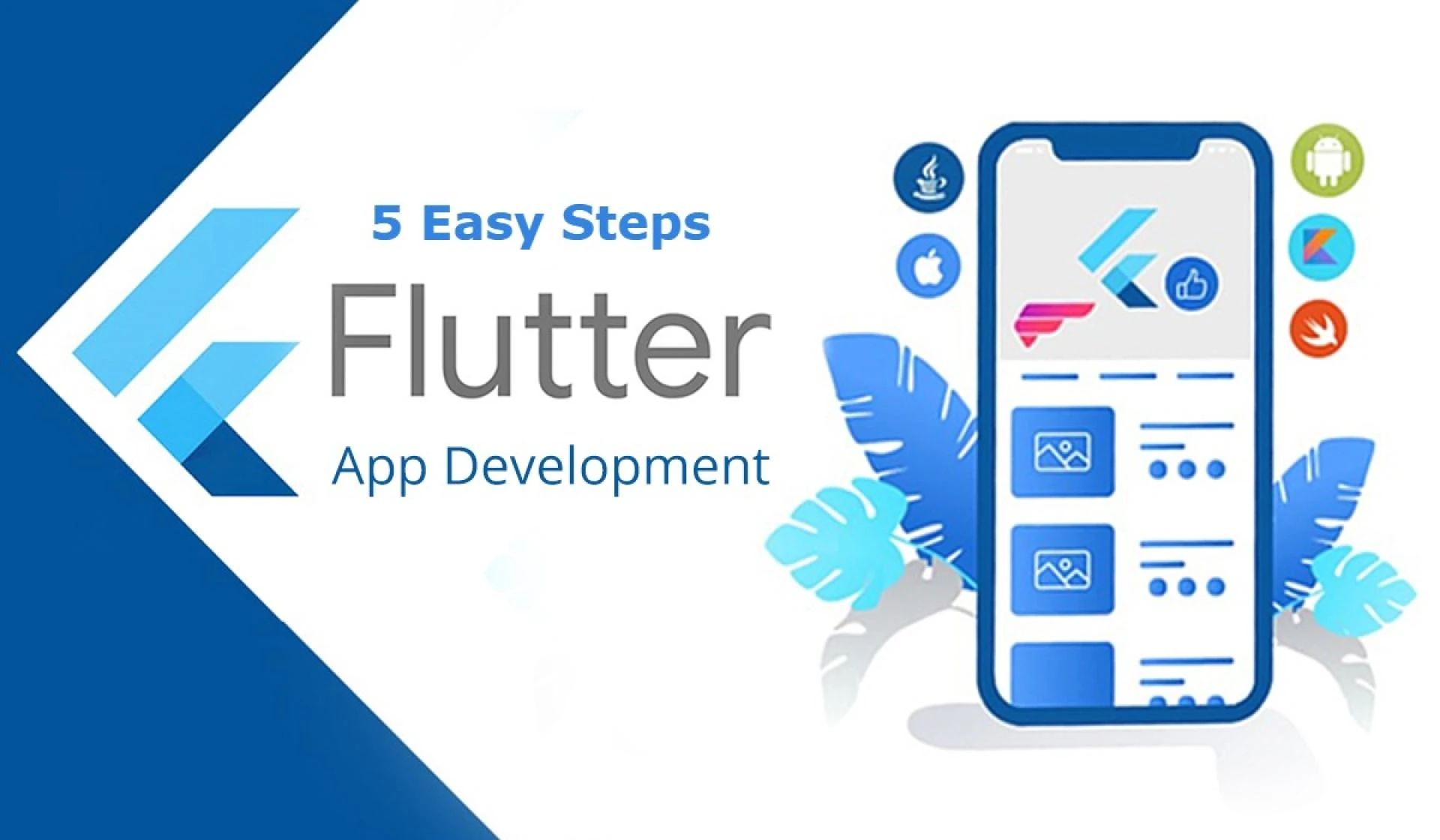 Flutter App Development in 5 Easy Steps
