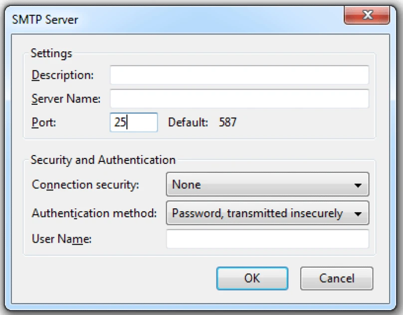 What is an outgoing mail server?