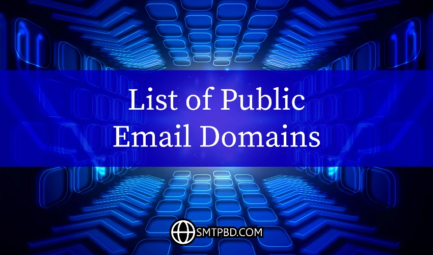 Navigating the List of Public Email Domains