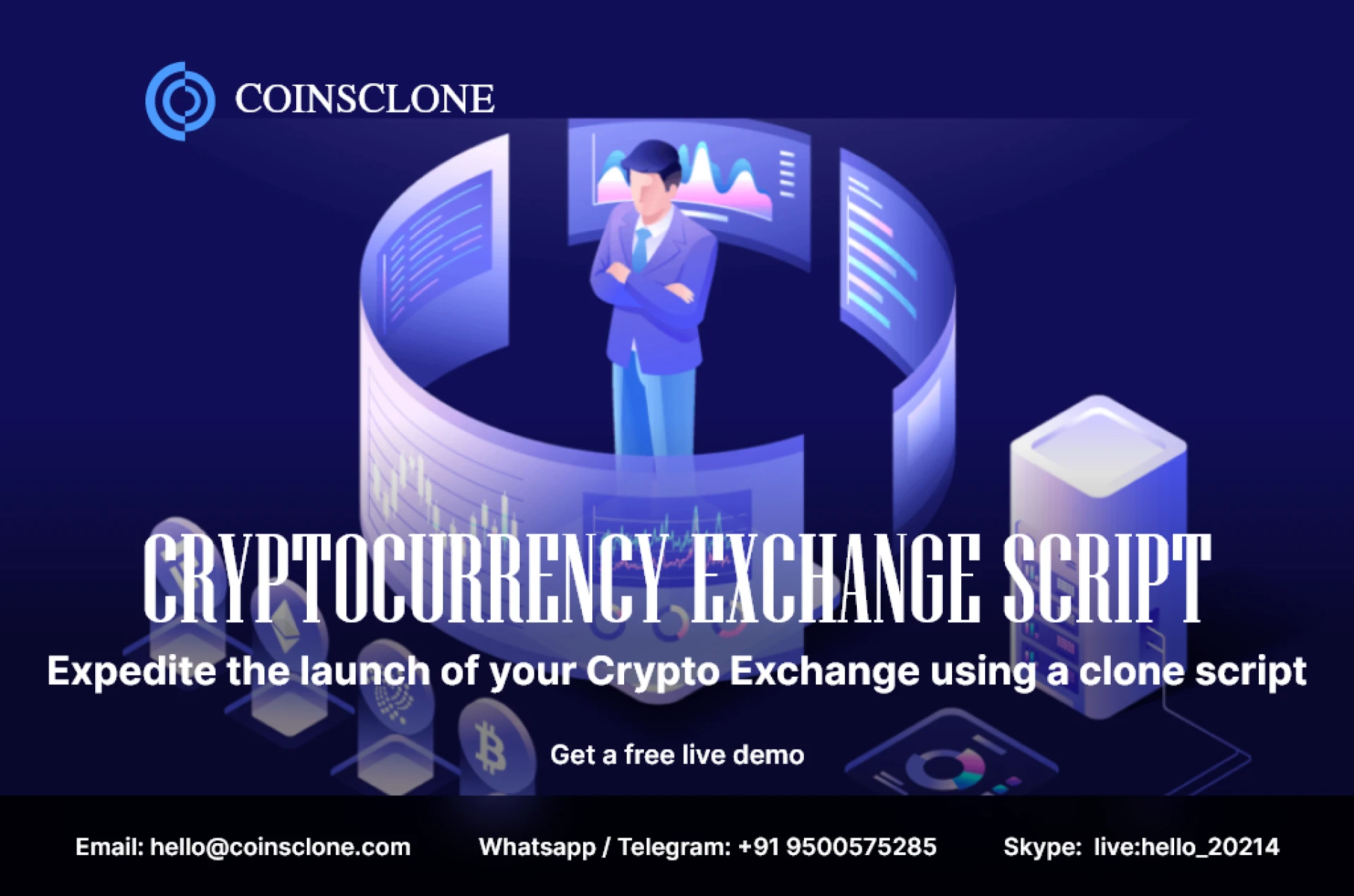 Where can a startup get a crypto exchange clone script of all popular exchanges?