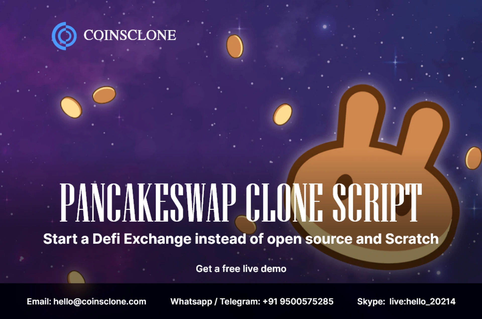 PancakeSwap Clone Script to develop DEX platform