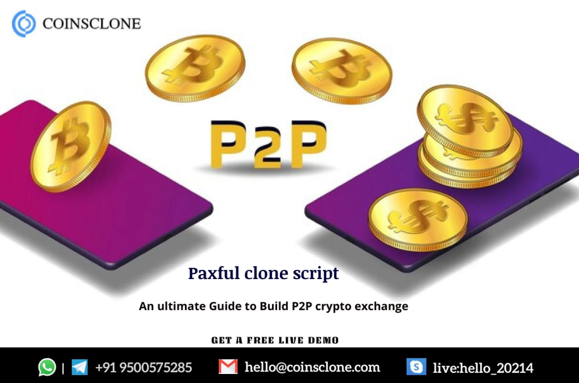 Paxful clone script - Create a P2P crypto exchange like Paxful