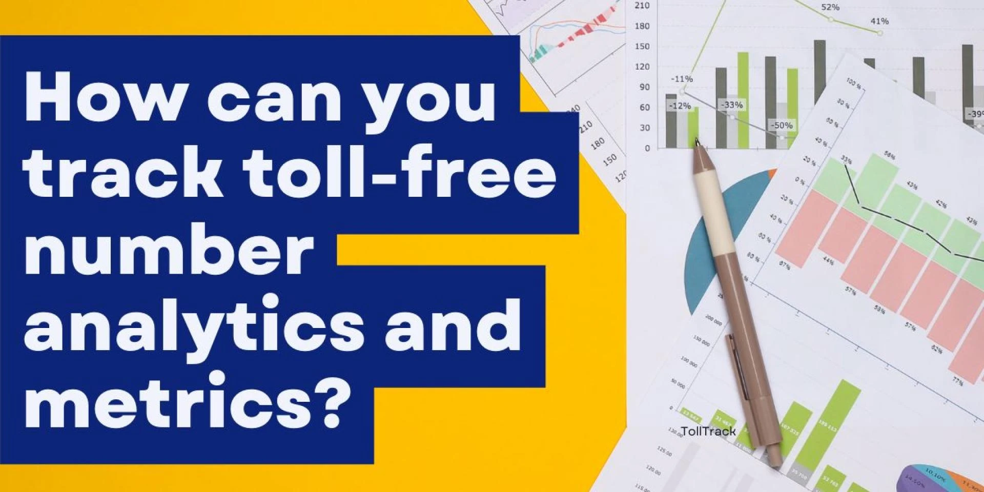 How can you track toll-free number analytics and metrics?
