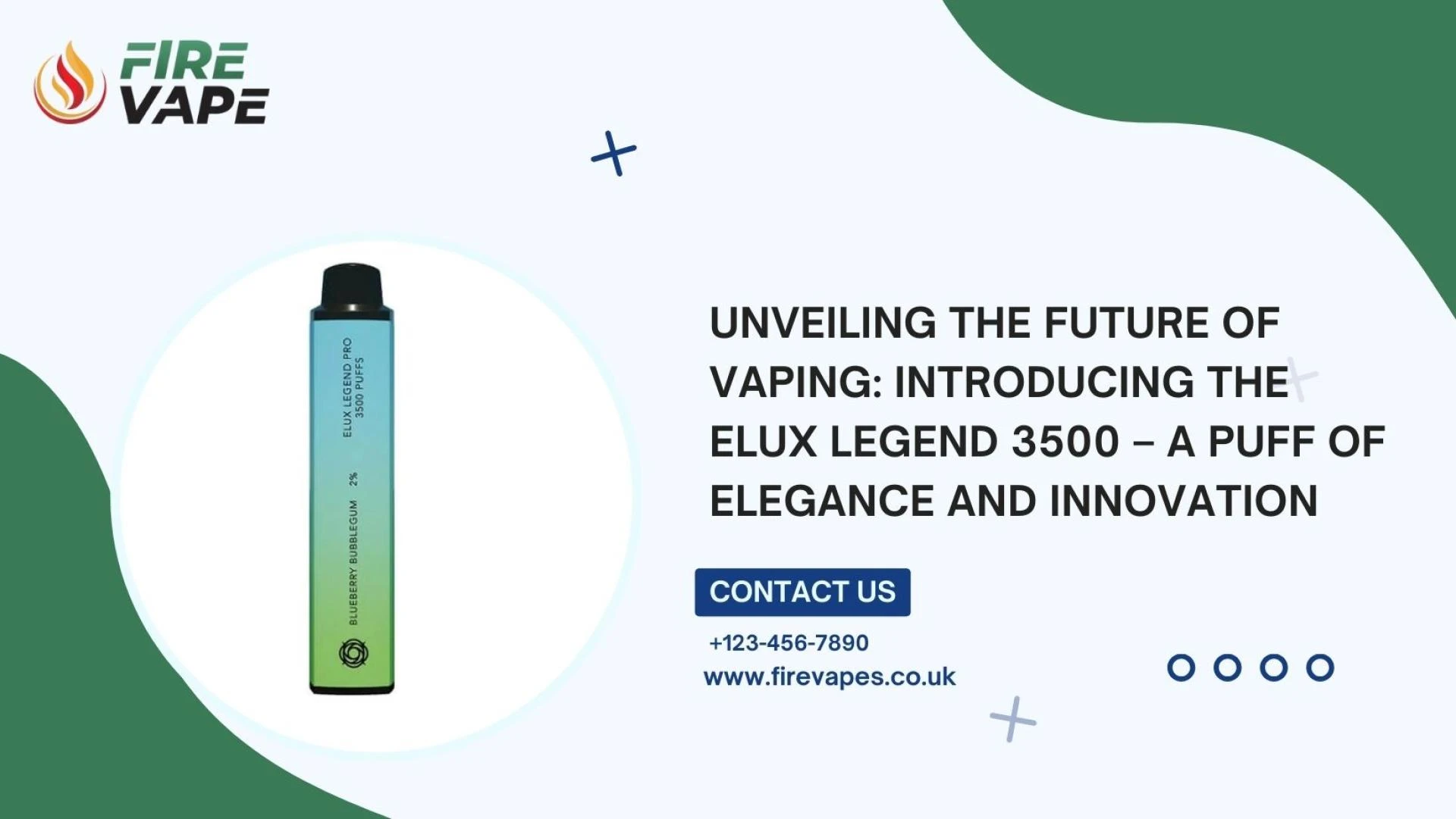 Unveiling the Future of Vaping: Introducing the Elux Legend 3500 – A Puff of Elegance and Innovation