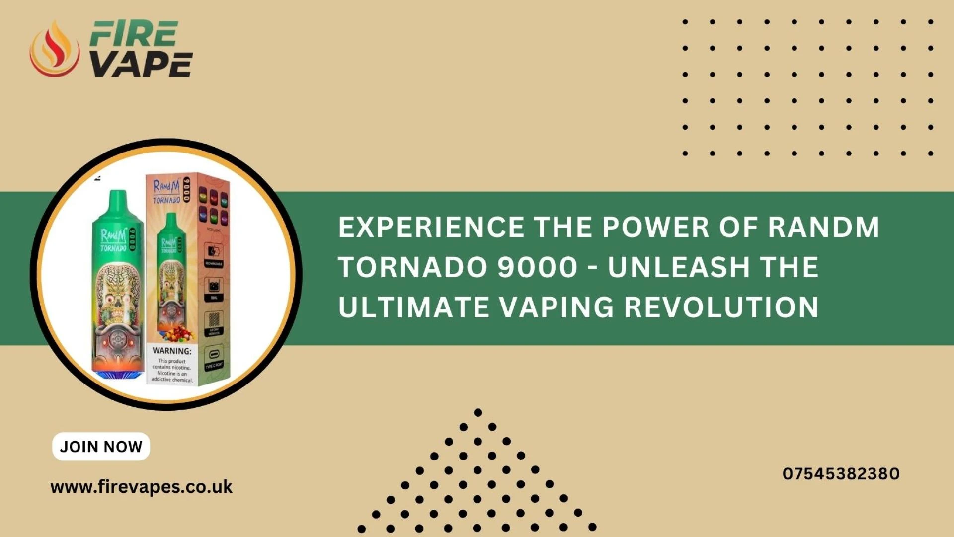 Experience the Power of Randm Tornado 9000 - Unleash the Ultimate Vaping Revolution