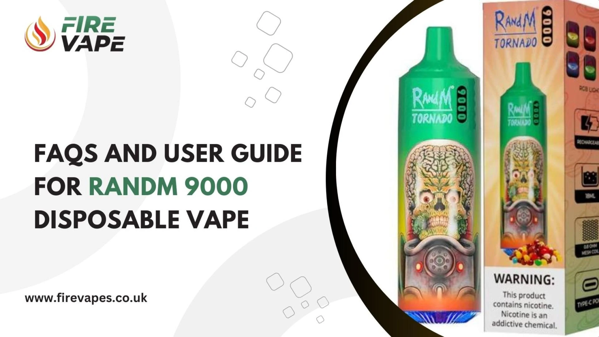 FAQs and User Guide for RandM 9000 Disposable Vape