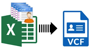 Solution exports XLS file contacts into vCard format.