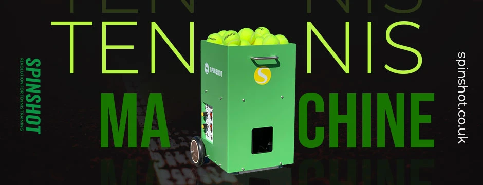 Buy the best tennis machine with Spinshot Sports.