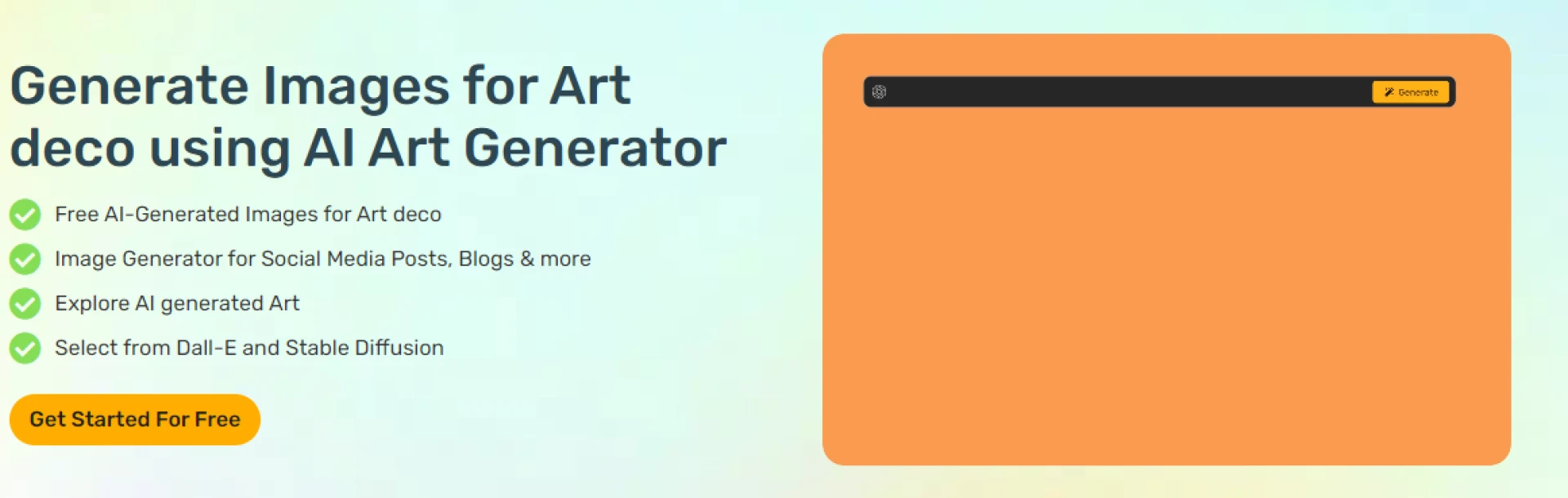 "Discover the Art Deco Generator: Where Imagination Meets Sophistication"