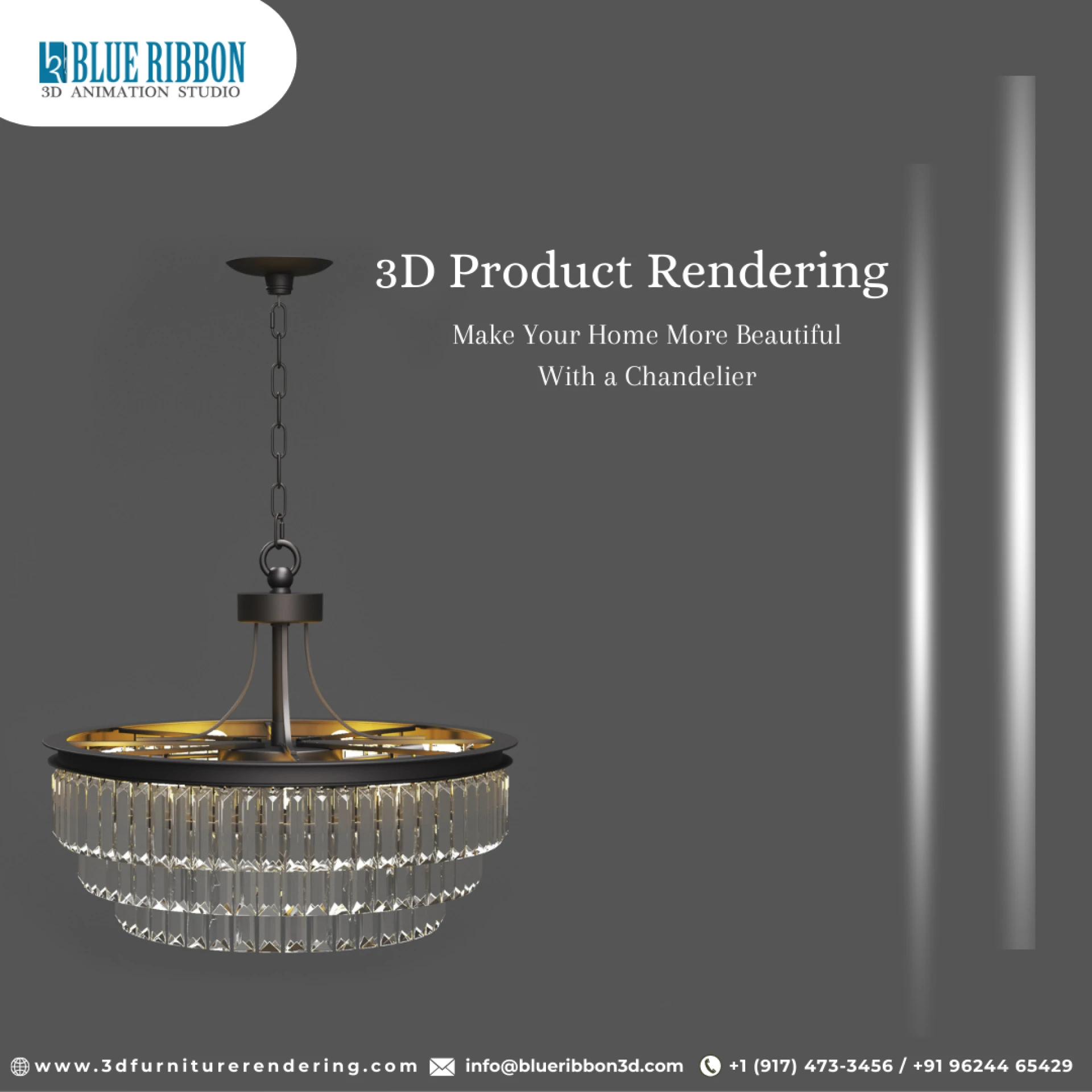 The Art of Imagination: Unveiling the World of 3D Product Rendering Services with Blueribbon 3D Furniture Modeling Studio