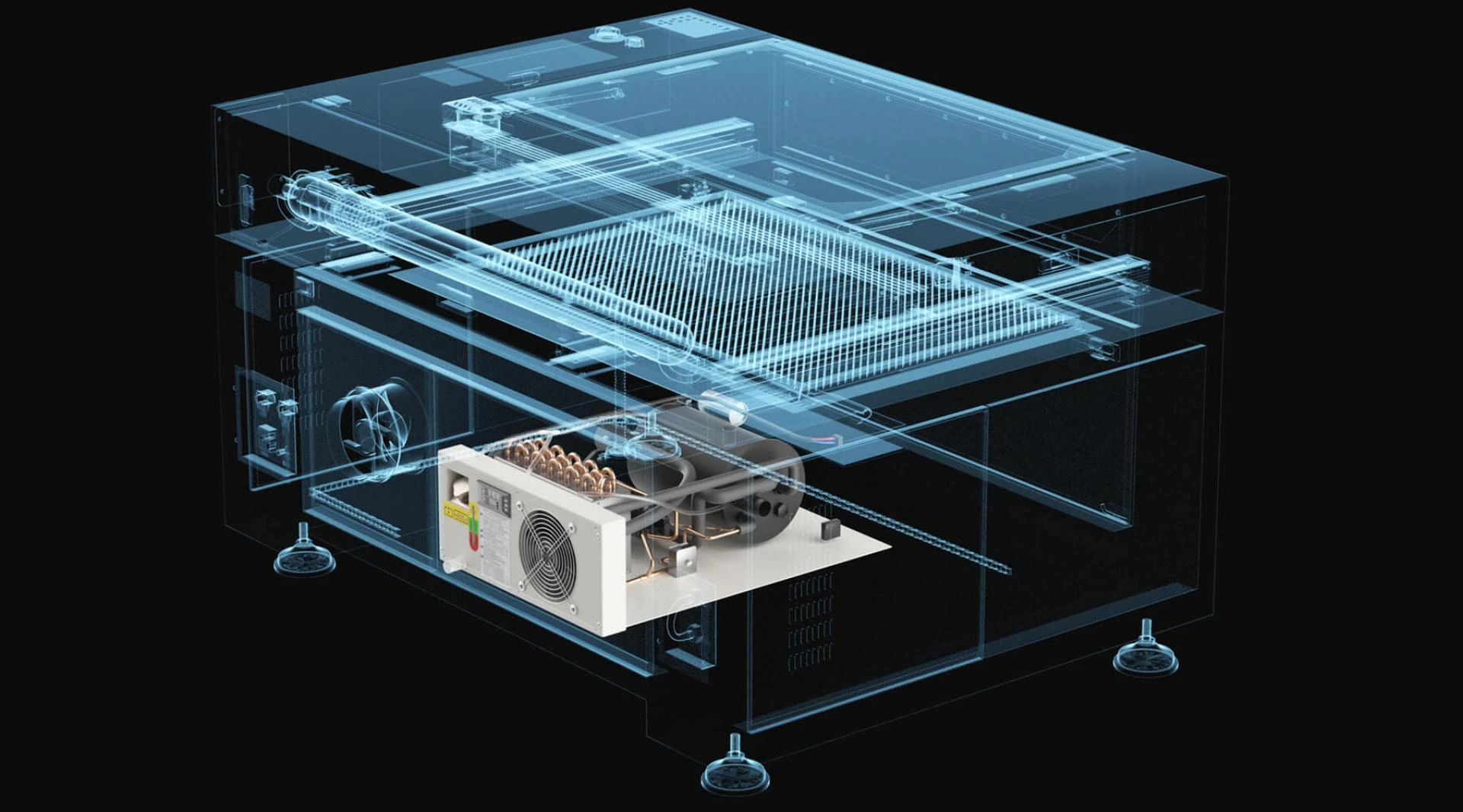 Why You Need a Built-in Water Chiller for Your CO2 Laser Engraver？