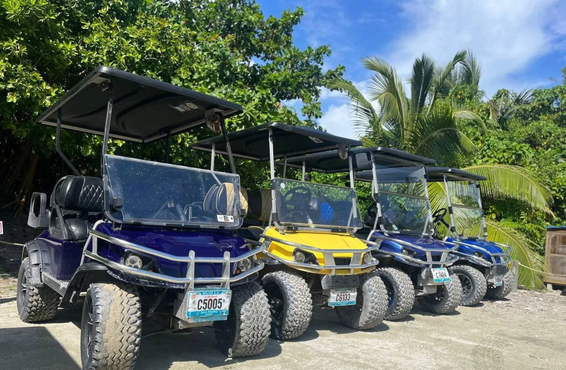 San pedro belize golf cart rental