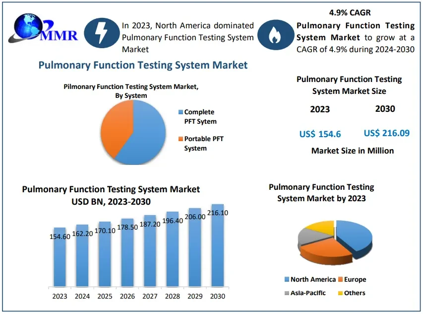 Pulmonary Function Testing Systems Market Statistical Snapshot: Unveiling Segmentation, Outlook, and Overview Trends | 2024-2030