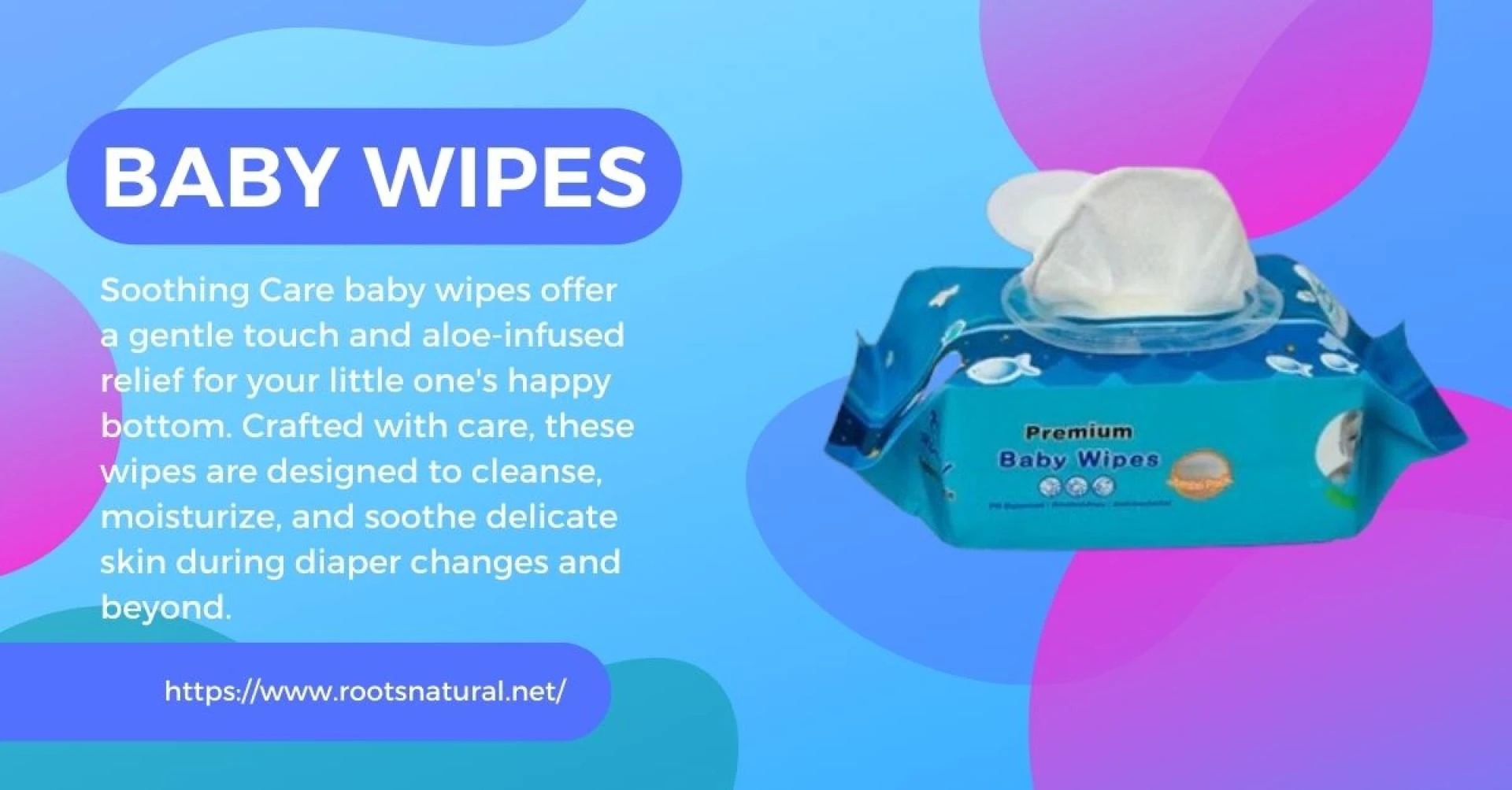 Soothing Care: Aloe-Infused Baby Wipes for Happy Bottoms