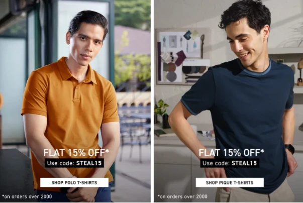 Buy T Shirts at Best Prices | Shop Collar T Shirt - DaMENSCH