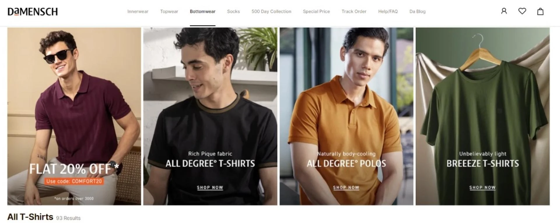 Different Types of Mens T-Shirts