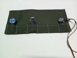 The Canvas and Leather Watch Roll: A Timeless Marriage of Functionality and Style.