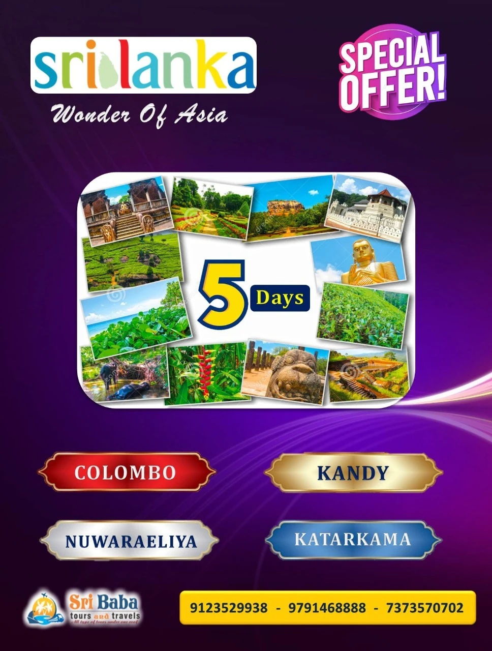 Best Domestic Tour Packages in Madurai | Sribaba Tours and Travels