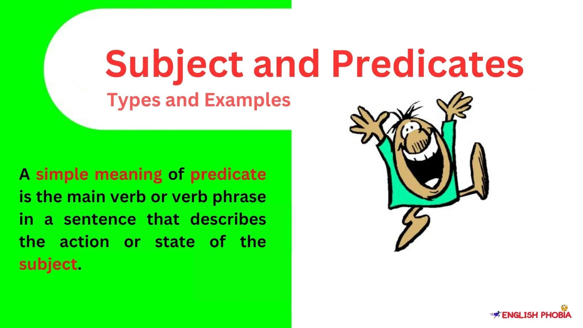 Subject and Predicates, Types and Examples