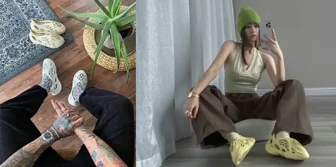 2024　Yeezy Foam Runner着用デモ、超人気！
