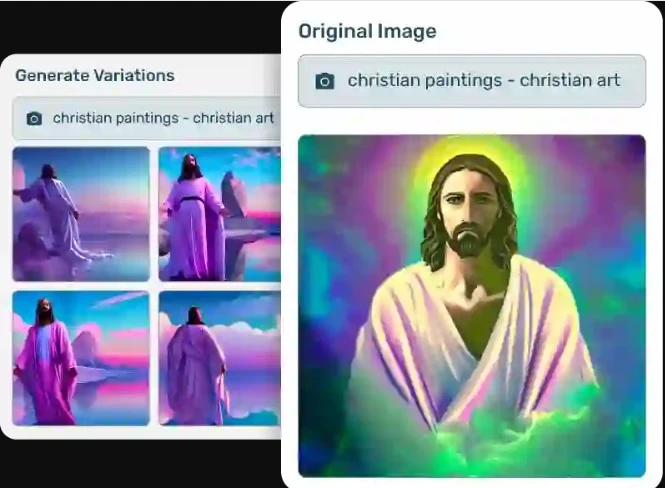 Simplified's AI: Crafting Christian Art Masterpieces