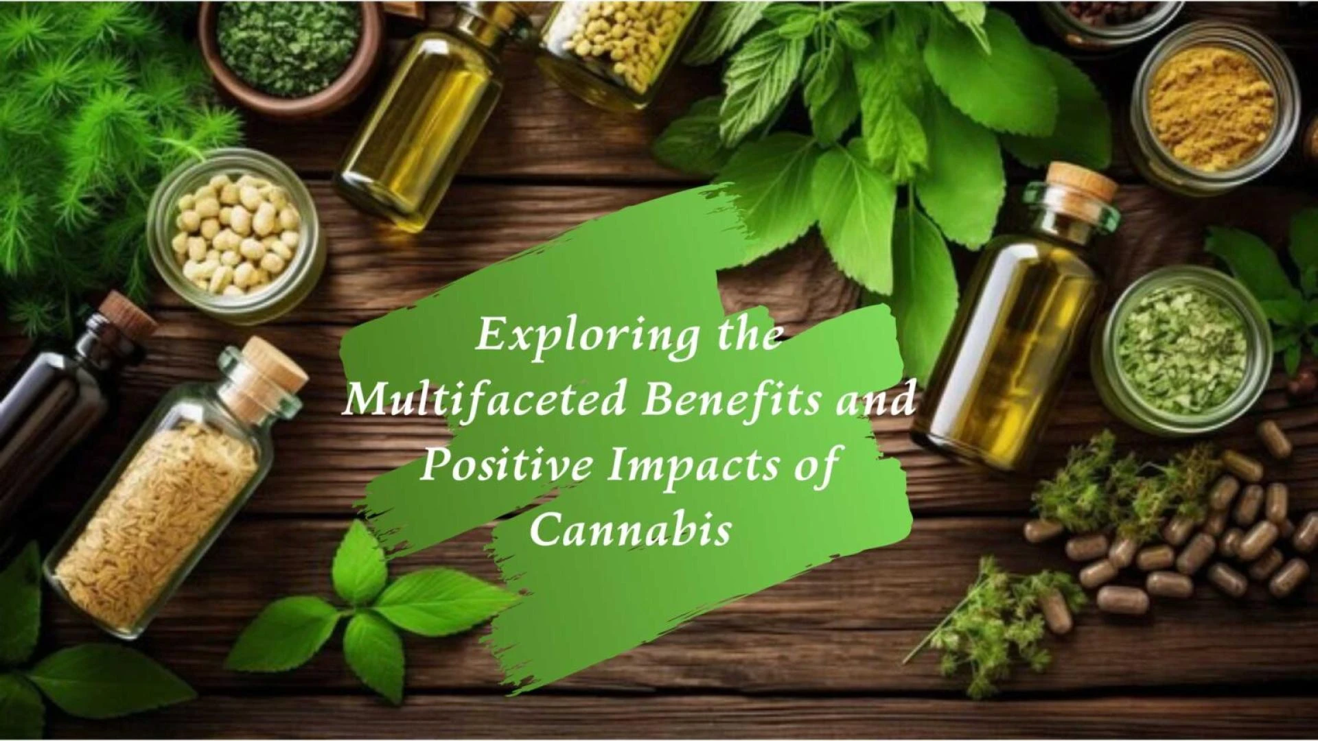 Exploring the Multifaceted Benefits and Positive Impacts of Cannabis
