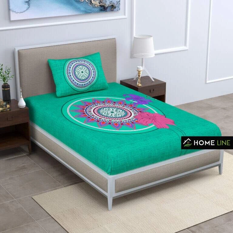 cotton single bed bedsheet