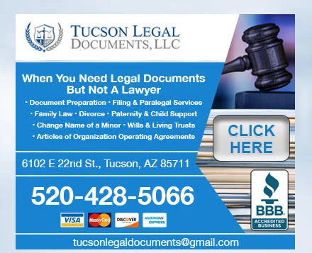 Legal Document Preparation and Paralegal Services in Tucson, AZ