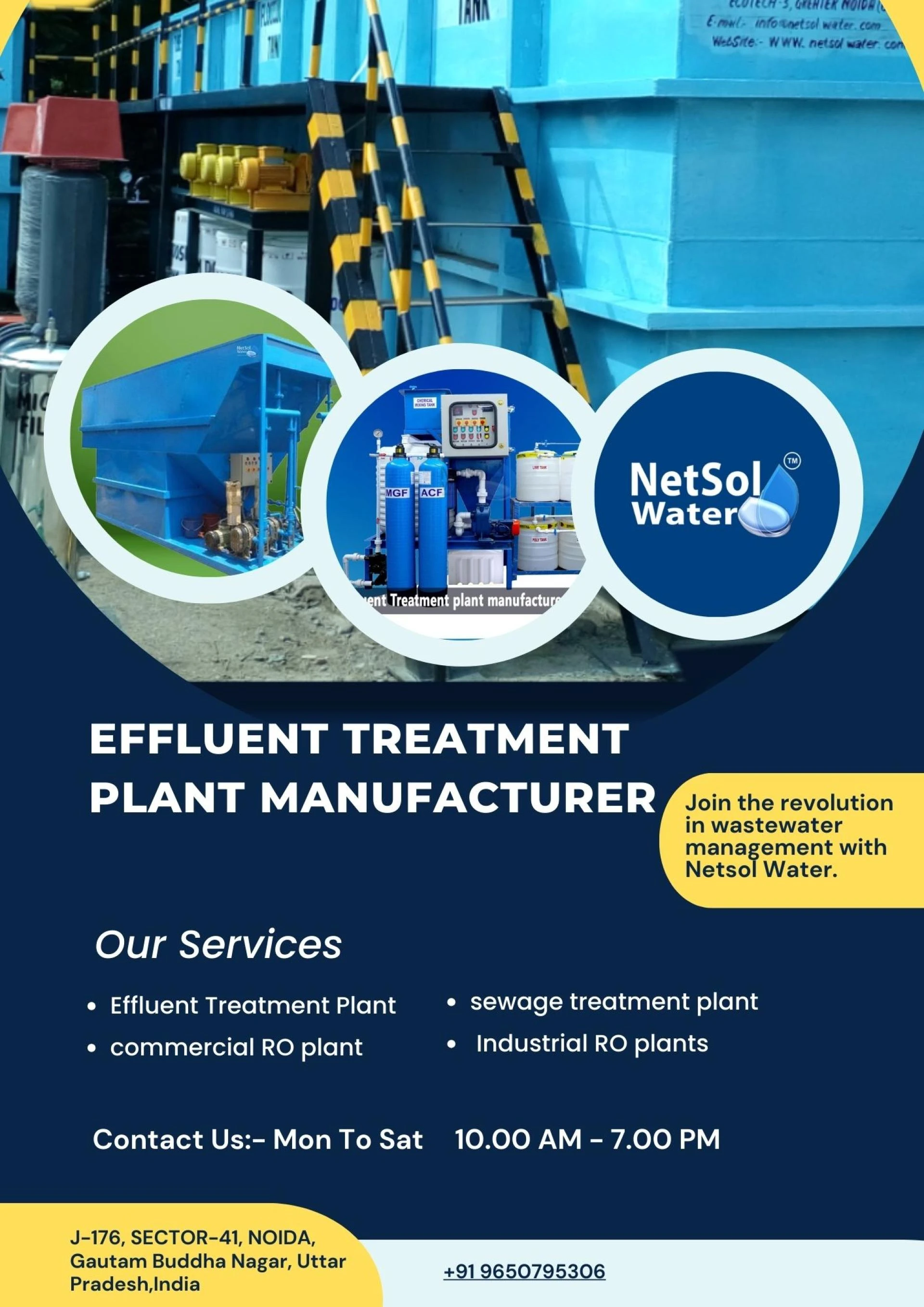 Effluent Treatment Plant Manufacturer- Water Treatment Plants