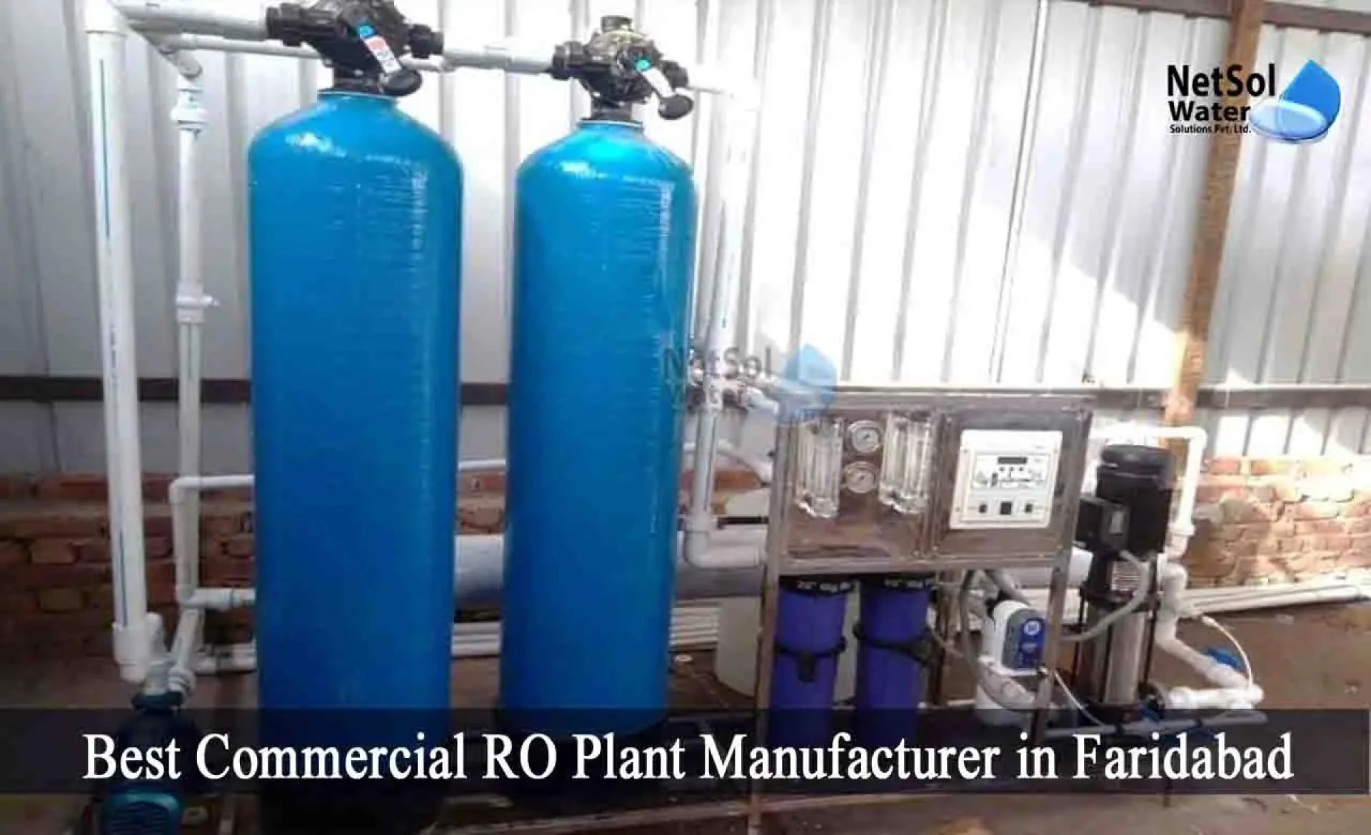 Innovating Pure Solutions: Commercial RO Plant Manufacturers in Faridabad
