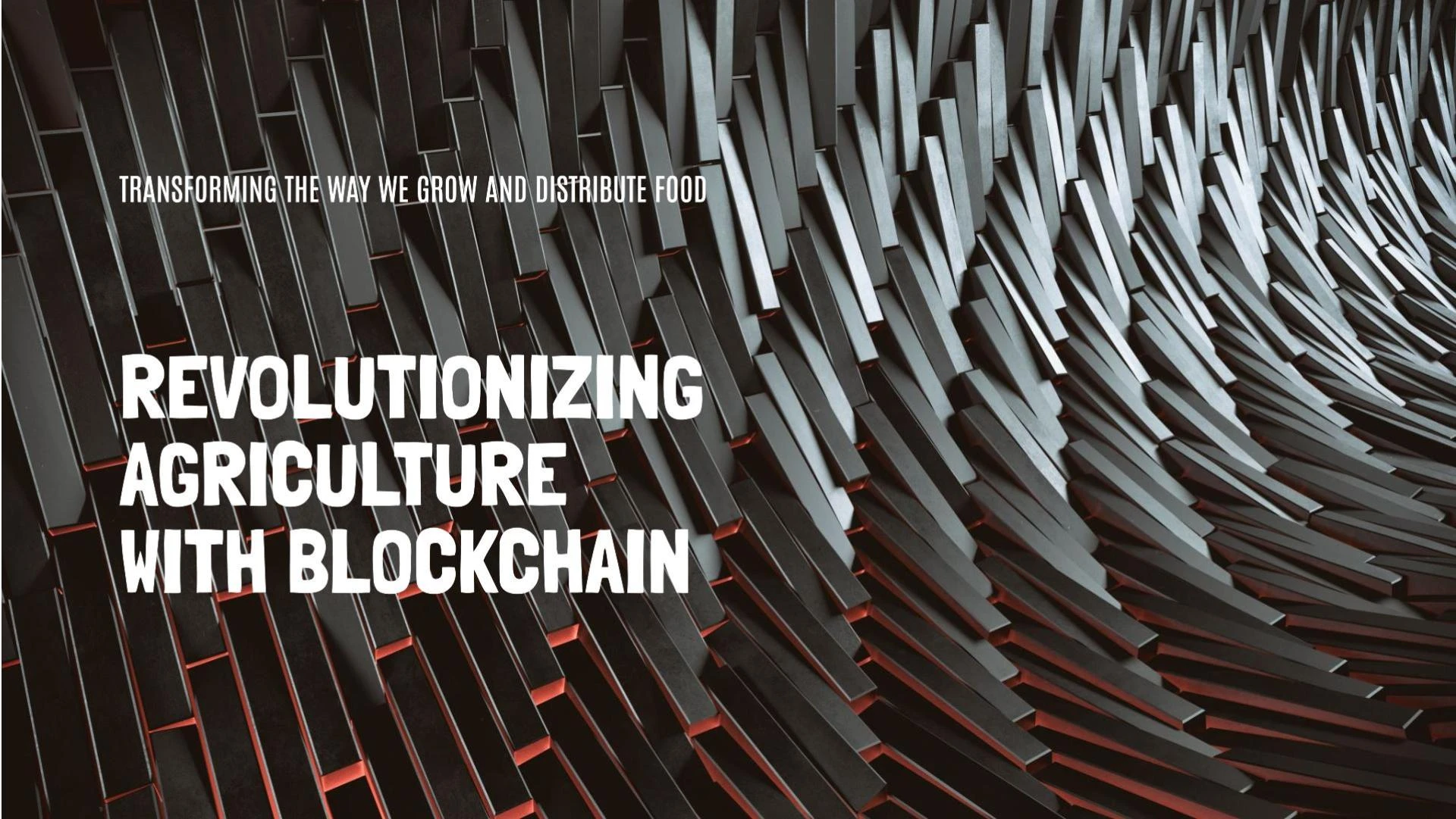 How does blockchain transform the agriculture Industry?