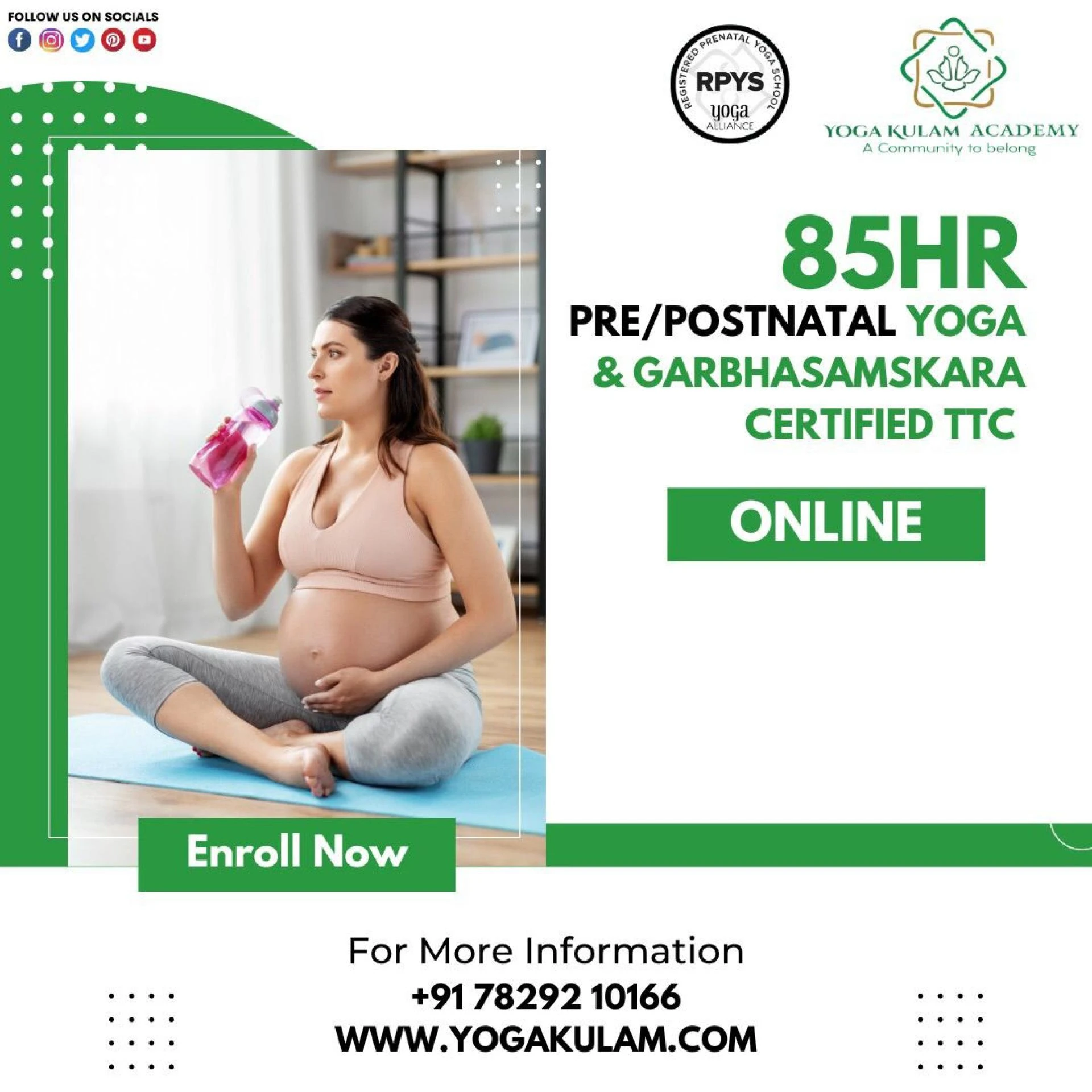 Transform Your Yoga Practice: Join Our Online 85-Hour Prenatal and Postnatal Yoga Teacher Training