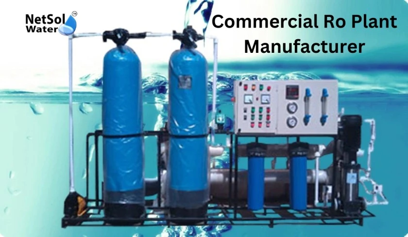 Achieving Pure Excellence: Netsol Water’s Commercial RO Plant Manufacturer in Delhi