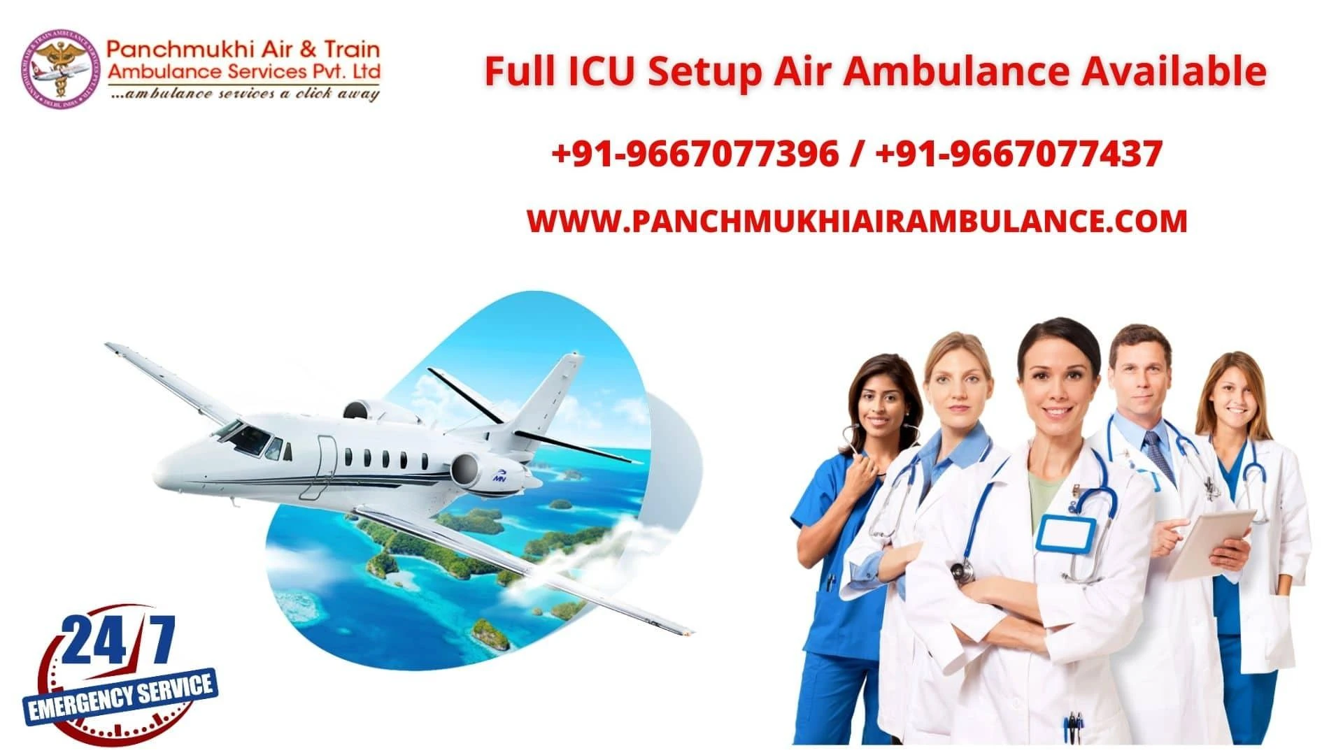 Panchmukhi Air Ambulance Service in Mumbai: Satisfying Medical Treatment during Repatriation