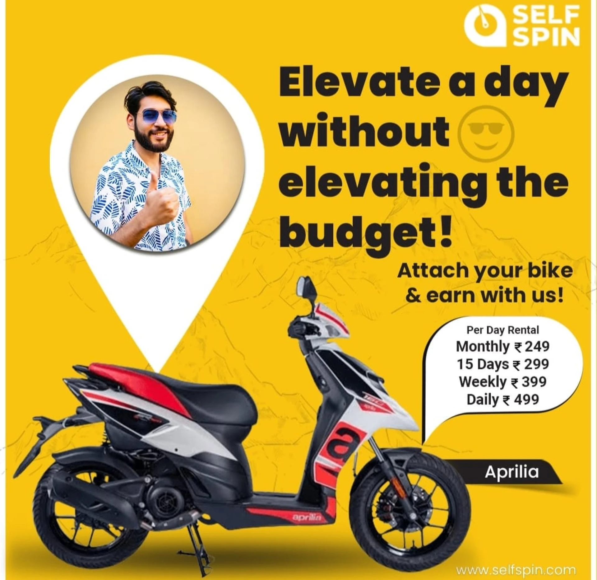 Discover Bangalore with Ease: Daily Bike Rentals by Selfspin